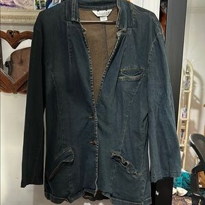 Denim Blazer Jacket